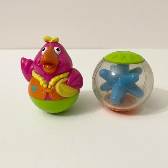2003 Hasbro Playskool Lot of  5 Weebles Wobble Figures and 1 Roll A Round Ball - Picture 10 of 13
